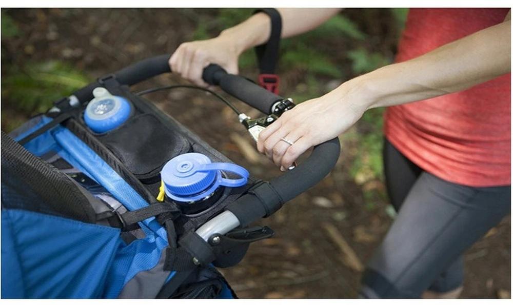 Organizer Holder For Stroller Bottles Bag Double Wide Black