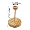 Crystal Ball Display Stand Egg Wooden Stable Baseball Sand Base Sphere Holder for