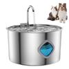 3.2L Pet Water Dispenser Stainless Steel Automatic USB Water Fountain For Dog Cats with MultiLayer Filtration Systems