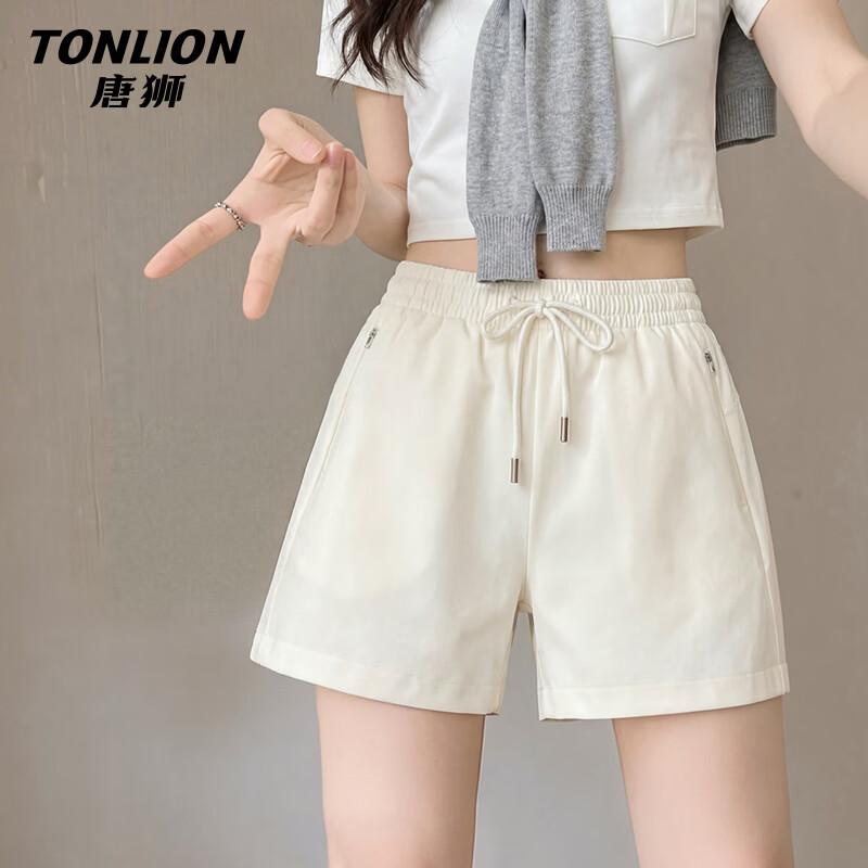 TonLion Women s Summer 2026 Loose Fit A-Line Sport Shorts L