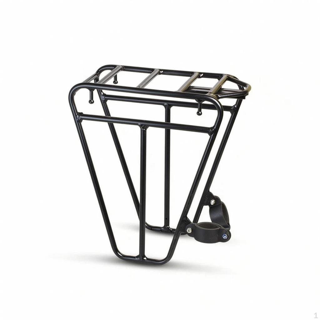 Front Bicycle Cargo Rack Rigid Bike Tubular for Commuters, Tourists, Mountain Bikes,