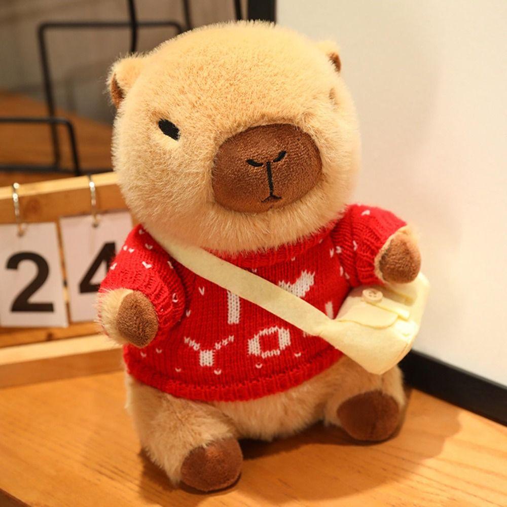 Sweater Capybara Doll Clothes Cartoon Doll Accessories New Capybara Plush Doll  for Birthday Gift