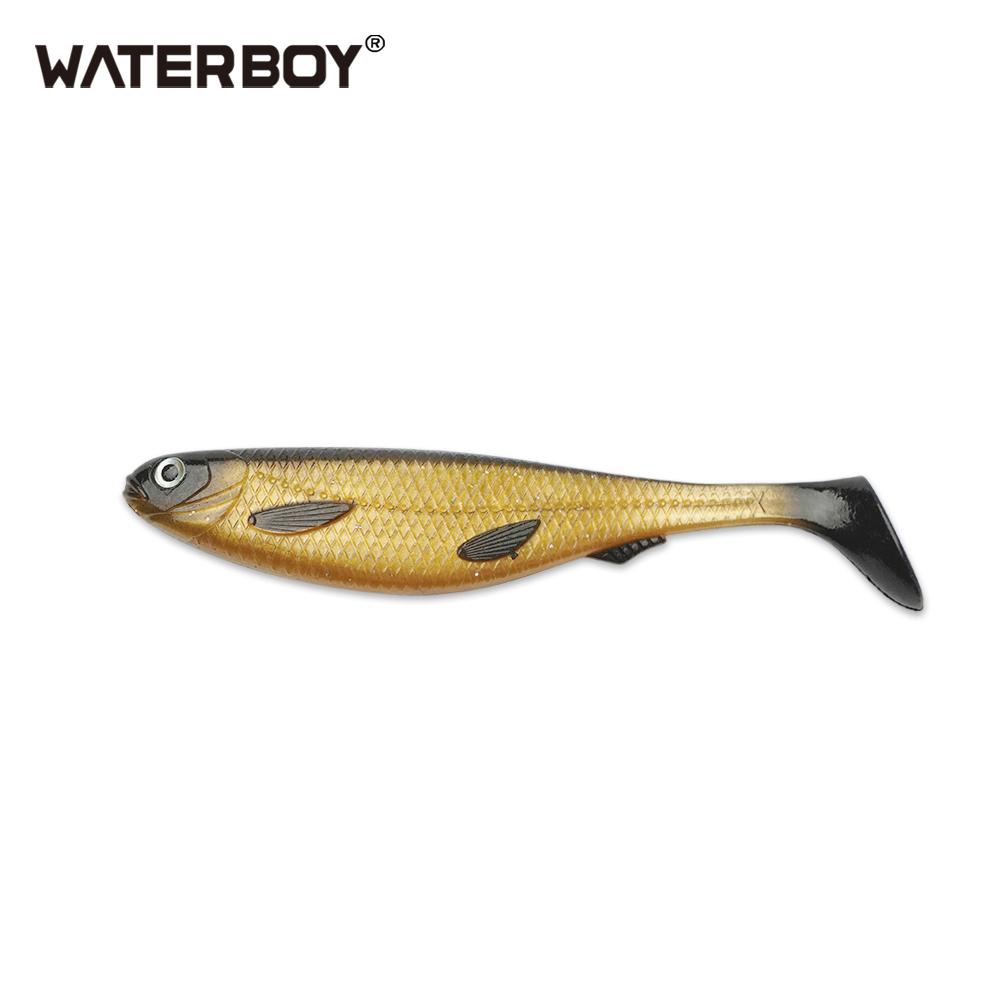 WATERBOY OEM Soft Bait Facotry 12.5cm 15cm 20cm Big Shads PVC Material T Tail Softbaits Fishing Soft Lure