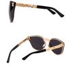 Vintage Rimless Cat Eye Sunglasses Women Men Luxury Designer Sun Glass Mirror Coating Relief Skeleton