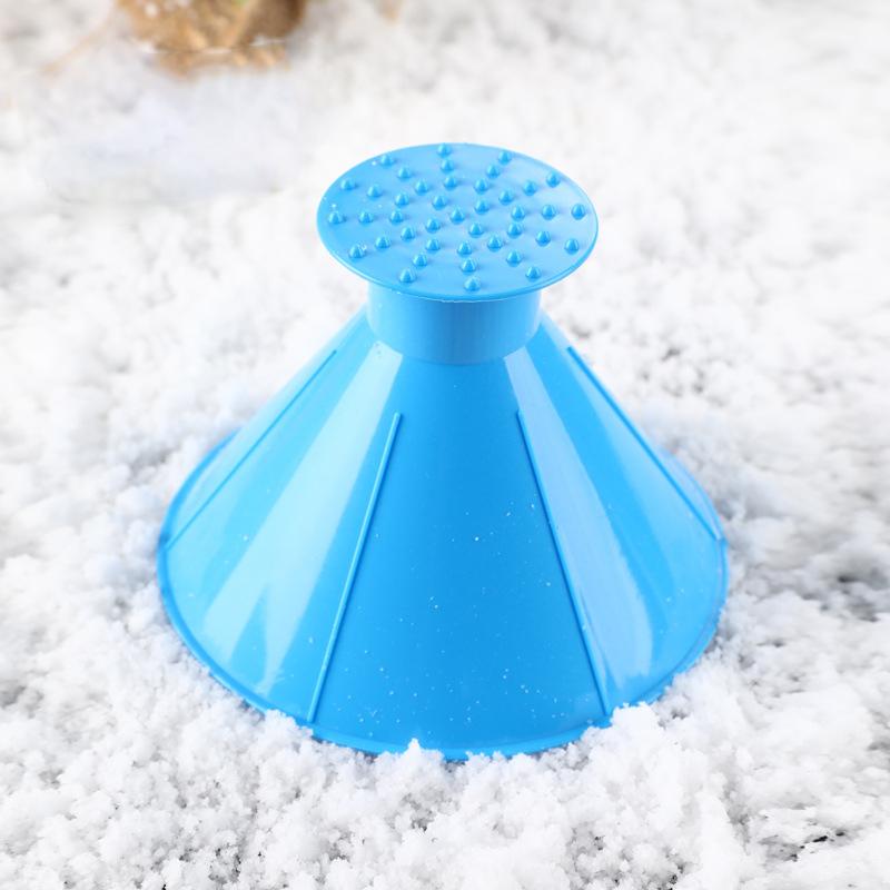 Car Snow Blower Windshield Cone Deicing Tool Window Deicer Scraper Snow Remover Snow Shovel Ice Funnel