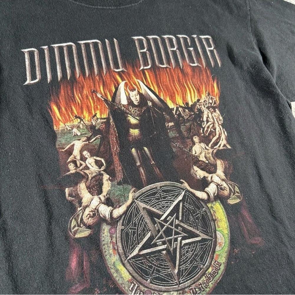 

Vintage Dimmu Borgir Shirt Short Sleeve FL0900 Unisex T-Shirt XL