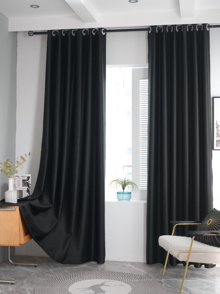1 Stück 90 % Verdunkelungsvorhänge mit Ösen für Schlafzimmer und Wohnzimmer mit hoher Lichtblockierungswirkung und hohem Schattierungsvorhang