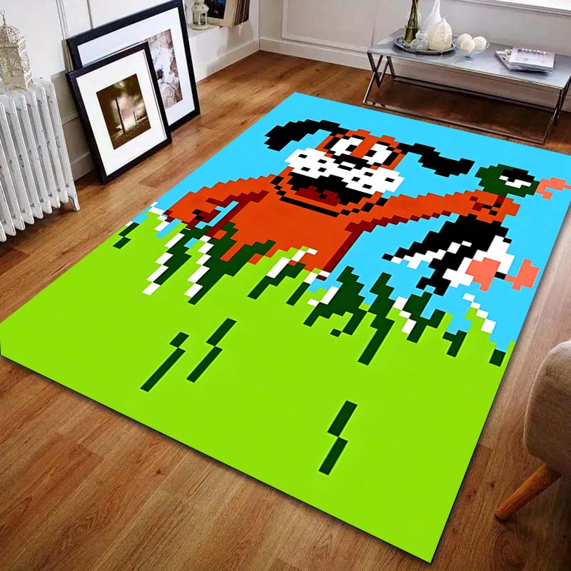 

Pixel Puppy and Duck Printed Carpet for Bedroom Living Room Bedside Sofa Floor Mat Modern Home Decor Area Rug Large Size 40cm x 60cm