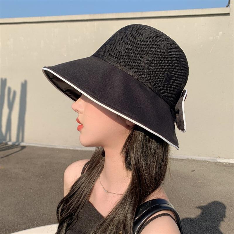 Premium Sun Protection Hat for Women | Summer Bow Fisherman Hat | Lightweight & Portable