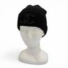 Great CHANEL Knit cap COCO Mark hat black cashmere Women Used