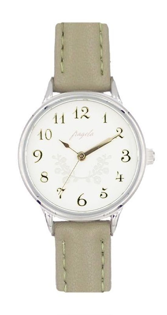 

[Follow] Watch fragola Flower Embossed Watch H01824S-1 GR Women s Green