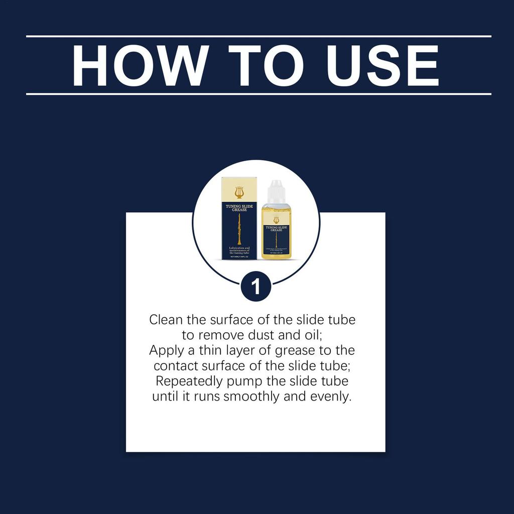 Instrumentenzugschmiermittel Schmiermittel Posaune Flöte Saxophon Klarinette Reiniger Ventil- & Lagerpflege für Blechblasinstrumente Holzblasinstrumente Musikzubehör