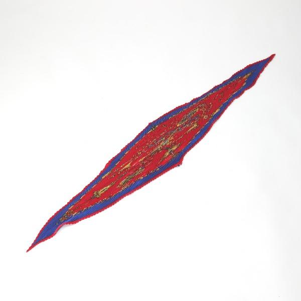 Hermes PleatedCarre Papules Des Sables Desert Accessories Scarf Pleated Scarf Used