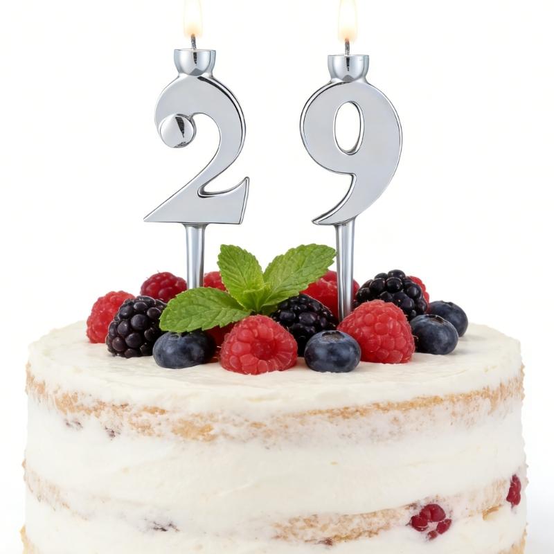 Zahlenkerzenhalter Set, Zahlenkerzenhalter Zahlen 0-9 Kuchenaufsätze Dekorationen für Geburtstag Jubiläen Party Feier