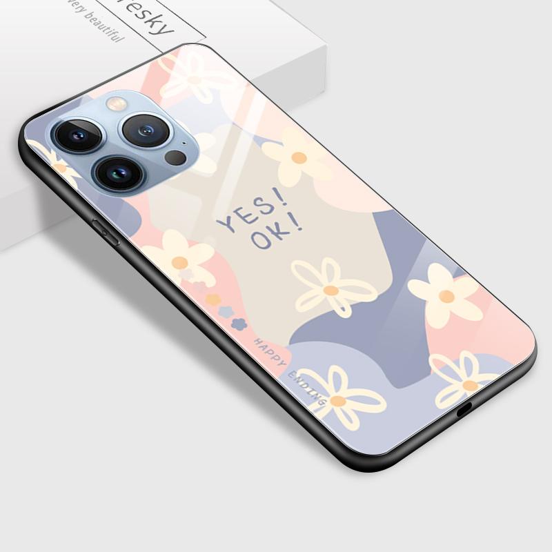 Tempered Glass Phone Case For Samsung A12 A16 A32 A53 S20FE S23 S25 Honor20 X6A 90Lite 9X Huawei Y9Prime2019 P30Lite Soft Edge Shockproof Smooth Shell