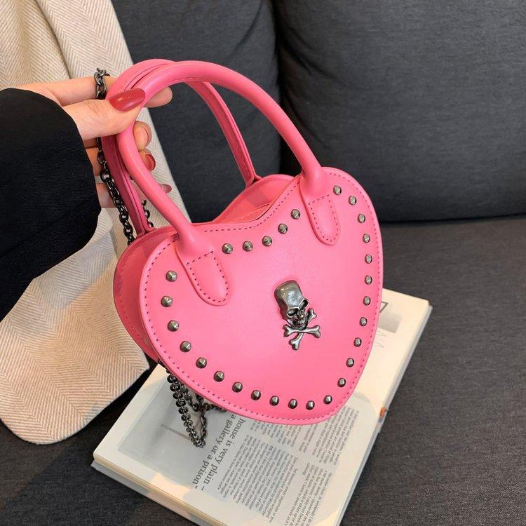 

Women s Shoulder Bag Fashion Loving Chain Bag Women s Gothic Cool Style Bags Retro Flap Bag