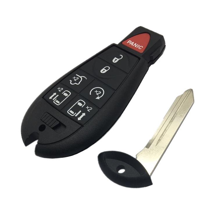Chrysler Full Button Smart Key Shell - Fits New Models