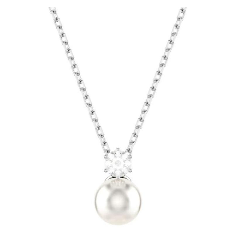 Swarovski Matrix Solid Color Design Necklace Women s Silver 5693897