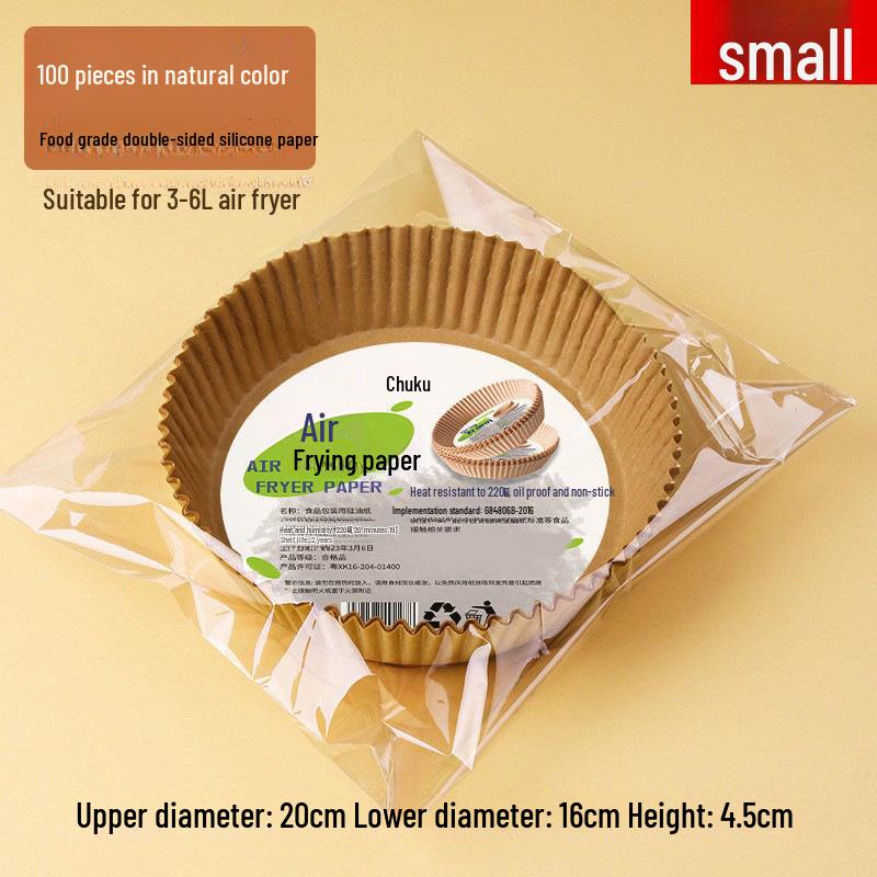 

Одноразовая пищевая силиконовая бумага для фритюрниц – высокотемпературная выпечка, квадратная и круглая