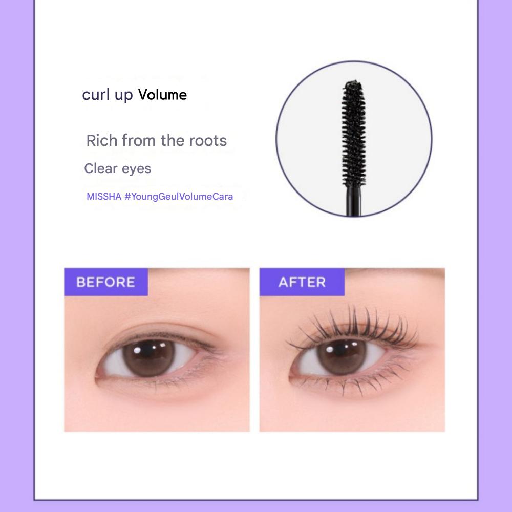 MISSHA Ultra Powerproof Mascara 8g, Curl Up Long Lash, 1 Ea