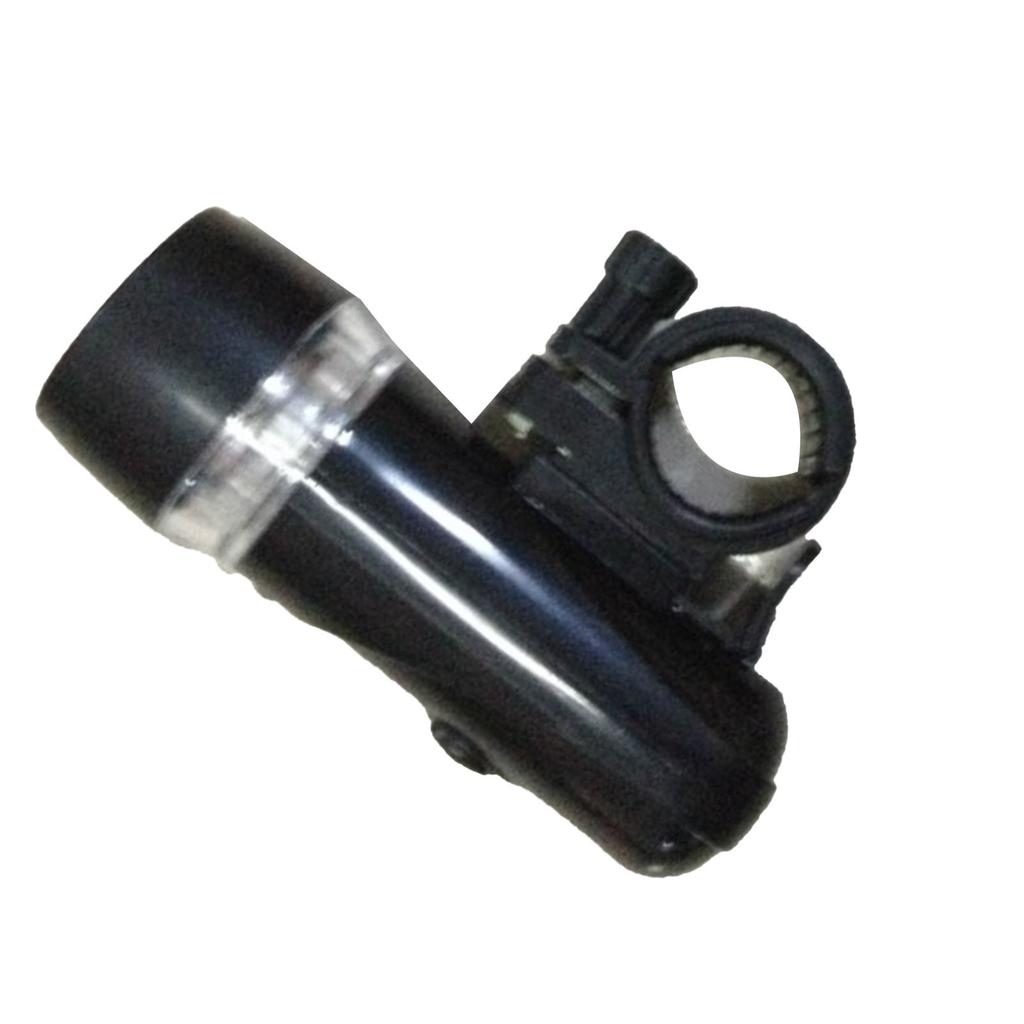 Bike Lights with 5 LED Lights Warning Signal Plastic Black Super Bright Bike Headlight for Night Riding