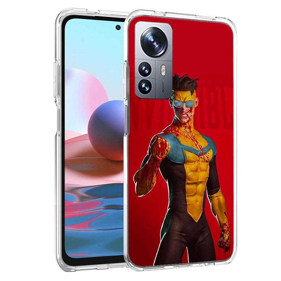 Cartoon Invincible Phone Case For Redmi Note 15 Pro 5G 14 13 12 Pro Plus 11 11T 11E 11S 10 Pro 10S 9 9S Cover Cell Clear with Su