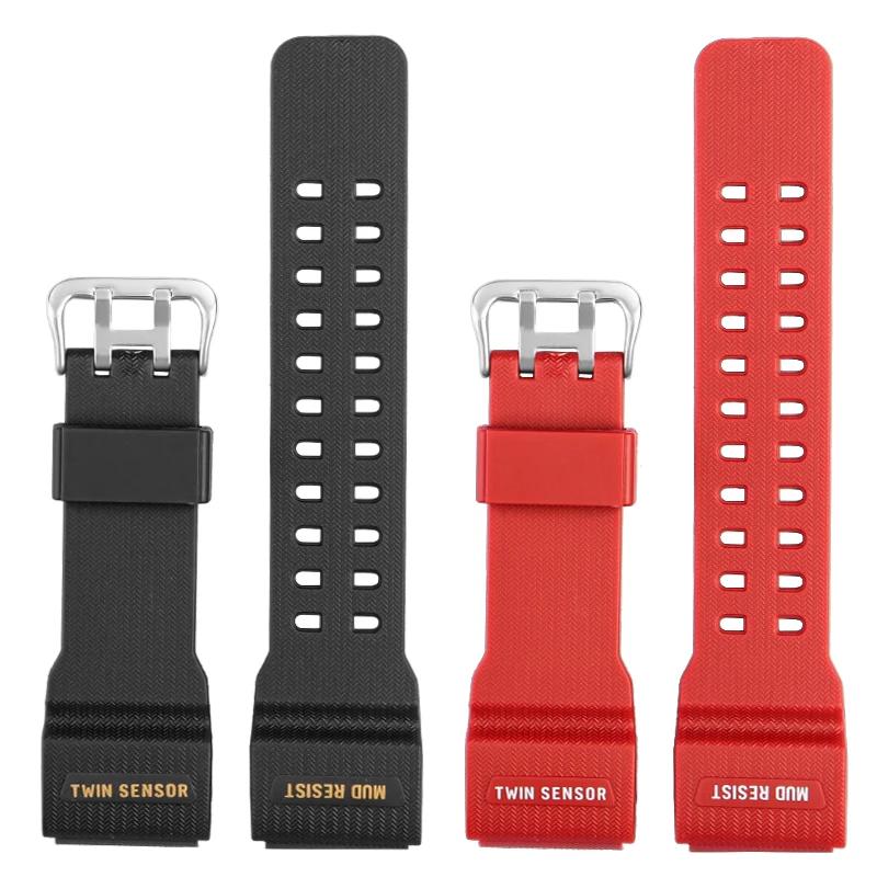 GWG1000 Watch band For Casio G-Shock Little/Small Mud King GG-1000 GWG-100 GSG-100 Waterproof Resin Silicone rubber watch strap