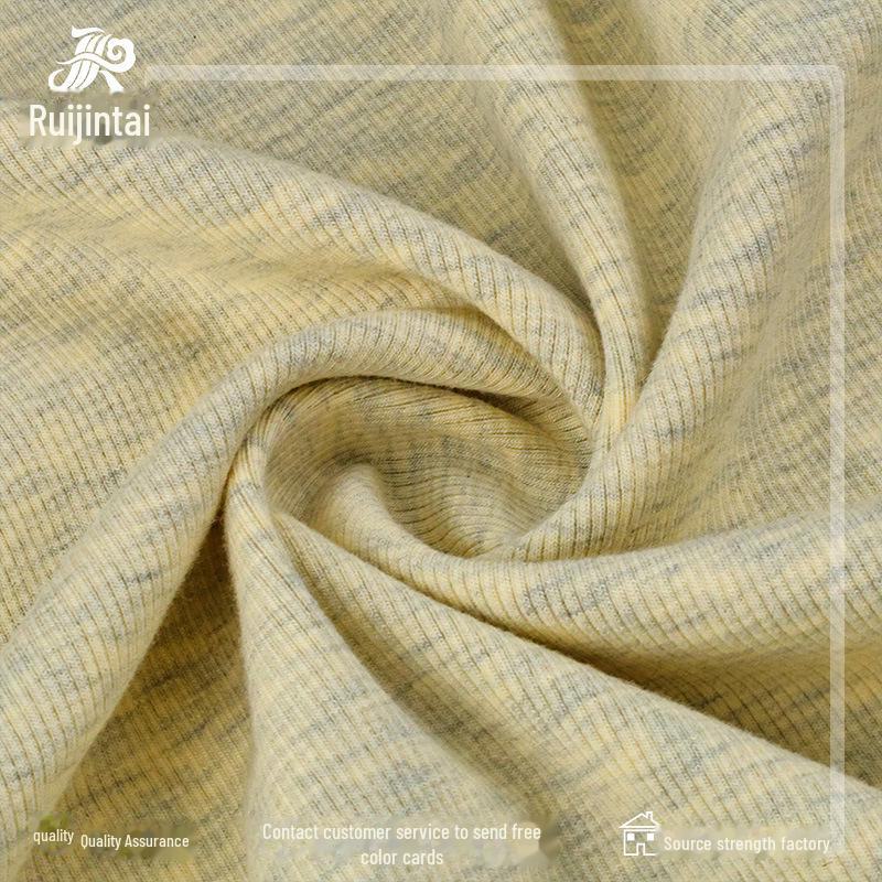 2x2 Snowflake Rib Korean Stretch Fabric - 250g/300g Dot Yarn Blend
