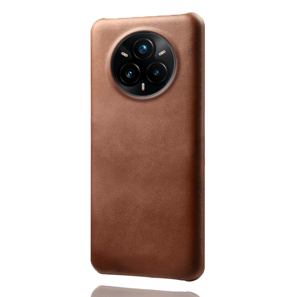 For Realme 14 Pro+ 5G Case Calf Texture PU Leather Hard PC Protective Phone Cover
