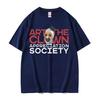Art The Clown Appreciation Society Tee Shirt Funny Meme T Shirt Men Women Harajuku Y2k Oversized 100 Cotton Tshirt Streetwear