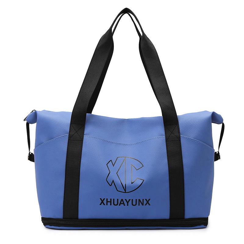 New large-capacity wet and dry separation sports fitness bag business trip short trip bag casual swimming yoga bag