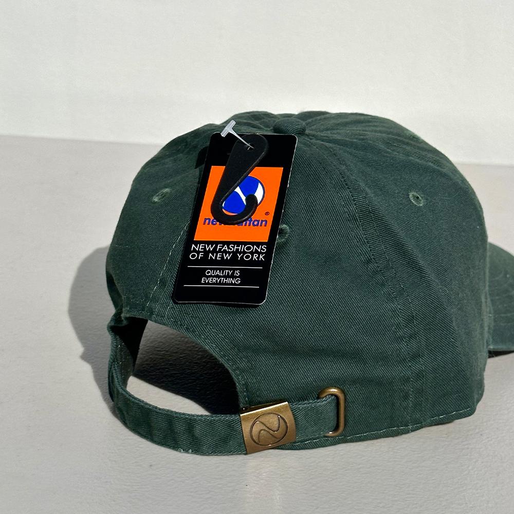 Nyuhaeteun Washed Ball Cap (Dark Green)