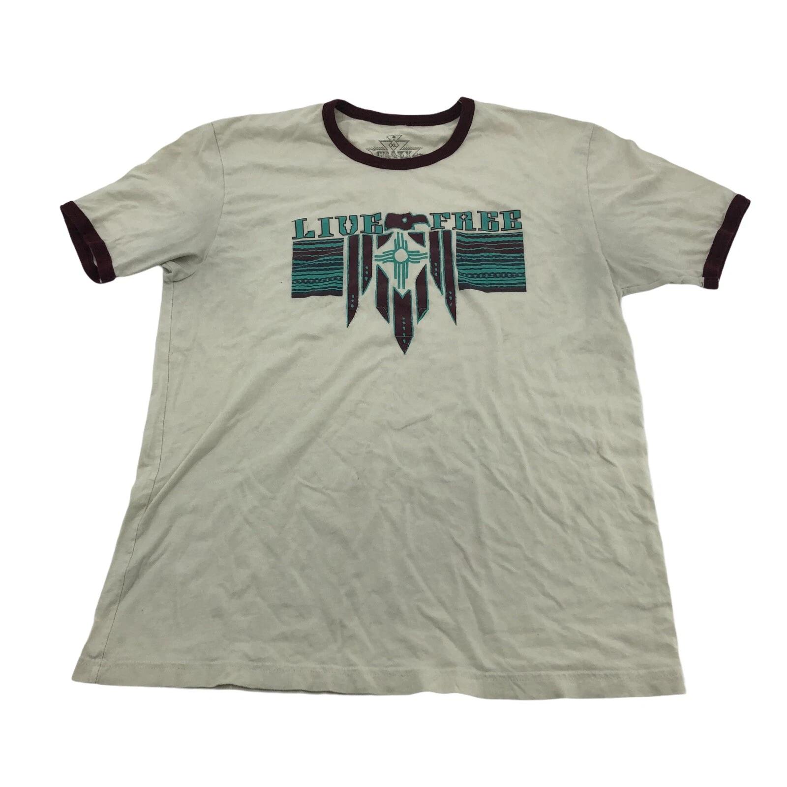 

Phoenix Freedom Men s Shirt Live Free Short sleeve tee XL Native South East S