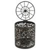 Iron Candle Holder European Retro Iron Rust   Elegant   Vintage Candle Holder for Outdoor Terrace Party