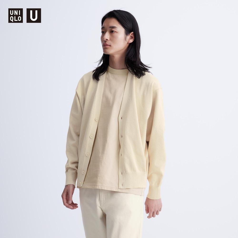 

Кардиган UNIQLO с V-образным вырезом и длинными рукавами
