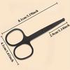 Professional safety nose hair scissors. Round-tip design for pain-free trimming. Ergonomic & durable. Essential for men/women.