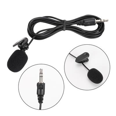 Black Clip Microphone Mini Amplified Microphone Durable Wired Microphone  Teacher