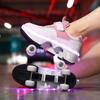 Men's/Women's /Kids Roller Roller Shoes 4-wheel Deformation Shoes Roller Skates Adult Rechargeable LuminousSkating Shoes