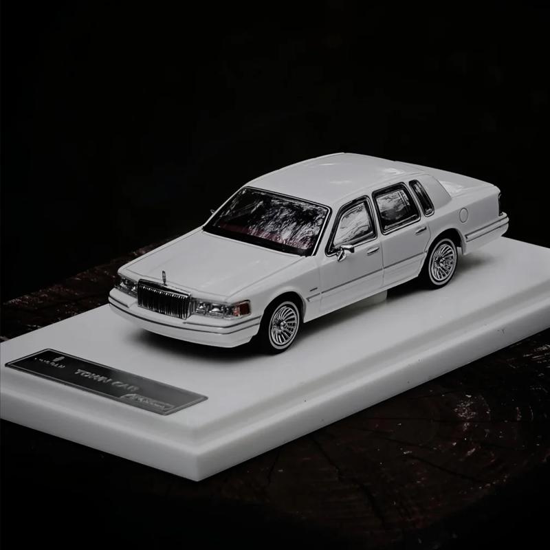 

Мк 1:64 Lincoln Town Car Apa-opo Hec Лимитированная серия Симуляция Сплав Масштабная литая модель Пользовательские игрушки Декоративные подарки