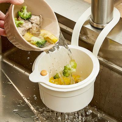 Sink Hanging Strainer Basket Kitchen Sink Food Waste Catcher Faucet Trash Filter Detachable for Vegetable Kitchen Garbage Tools