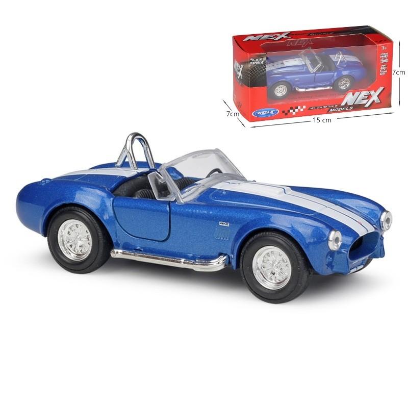 Alloy Car Model Classic Ford Shelby Cobra With Inertia Control For Collectors