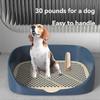 Dog Toilet Training Pad Holder - Indoor Puppy Potty Tray with Mesh Grids for Clean Paws & Floors B
