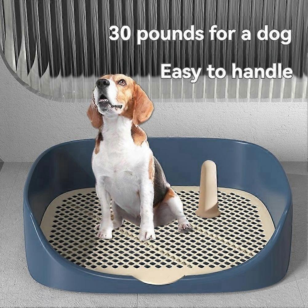 Dog Toilet Training Pad Holder - Indoor Puppy Potty Tray with Mesh Grids for Clean Paws & Floors B