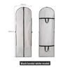 Modern Minimalist Wedding Dress Cover With Peva Fabric For Travel And Storage