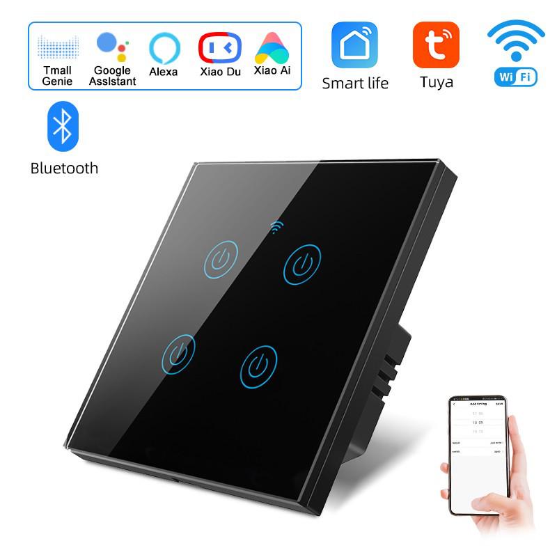Graffiti Tuya EU Smart WiFi Touch Wall Switch with Alexa Voice Control