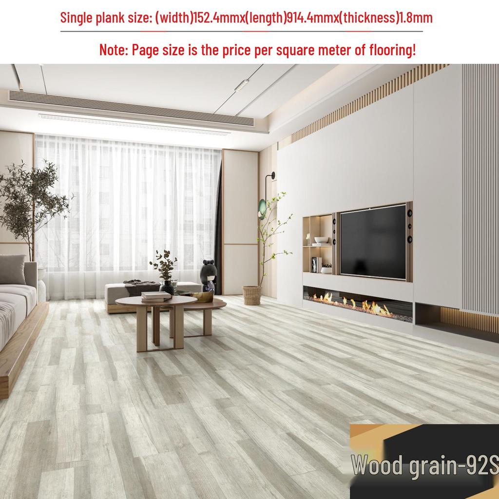 מדבקת רצפת אבן ויניל עמידה למים עם הדבקה עצמית: כיסוי PVC עבה ועמיד בפני שחיקה לחדרי שינה