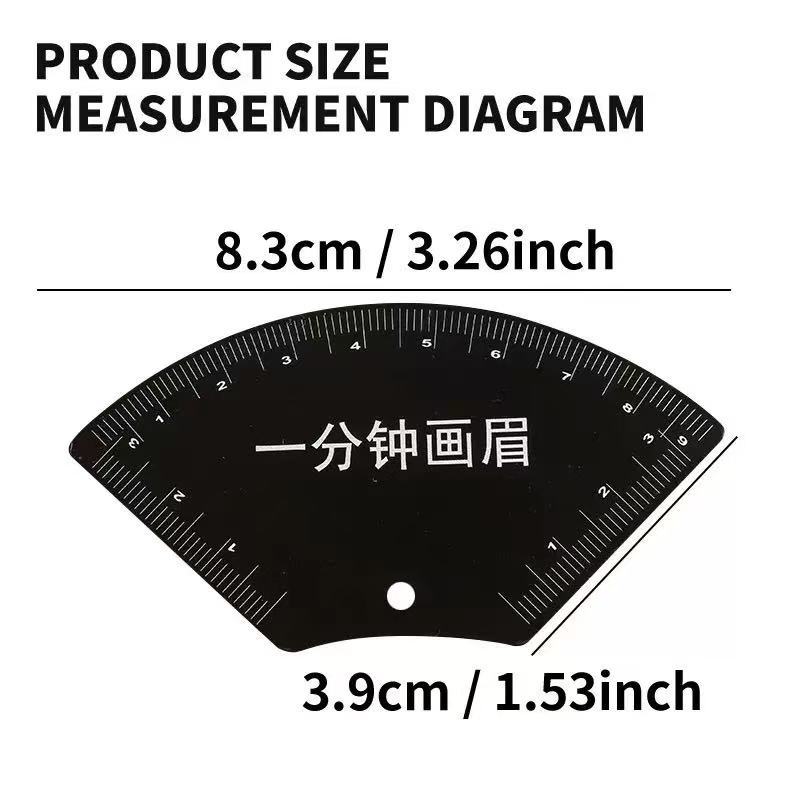 

Easy To Use Thrush Tool Aluminum Alloy Fast Drawing Eyebrow Design Ruler Microblading Mapping Tool Shaping Permanent Makeup