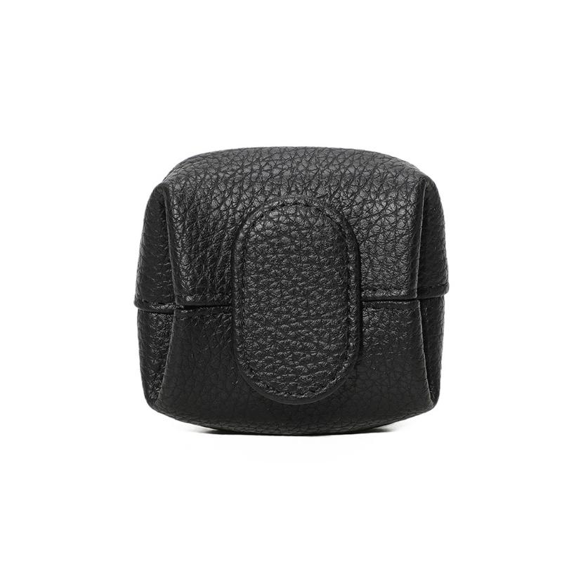 

Leather Cash Change Wallet Key Holder Money Pouch Cash Change Wallet Key Holder Money Pouch for Womens Girls Gift чорний