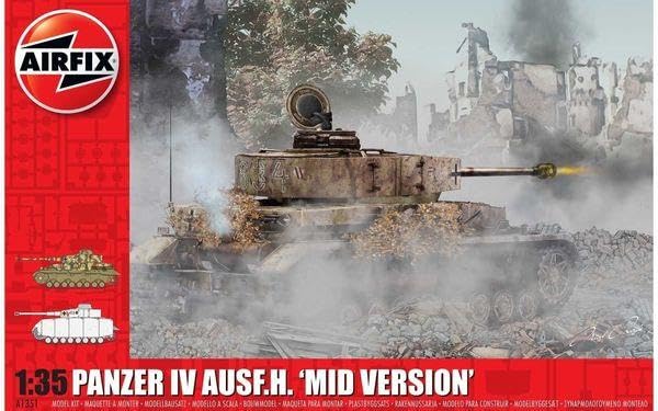 Airfix German Army IV H Type Medium Tank Plastic Model X1351 1/35 Mid-Type
