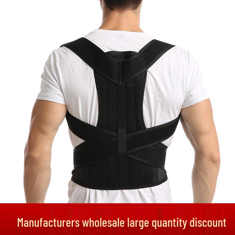 Unisex Cross-Border Posture Corrector: Supports Chest & Shoulders, Breathable, Invisible, Anti-Hunchback, Waist & Back Alignment.